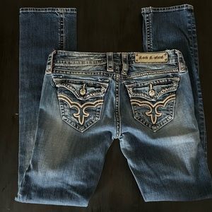 Rock Revival Elma size 28 straight leg jeans